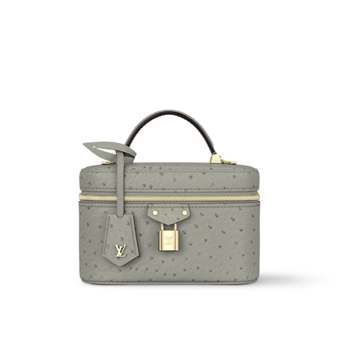 Túi Vanity Chain Pouch Autruche in Đồ Nữ's Túi ví đa năng và Phụ kiện bằng da Ví da quý hiếm collections by Louis Vuitton (Thu phóng sản phẩm)