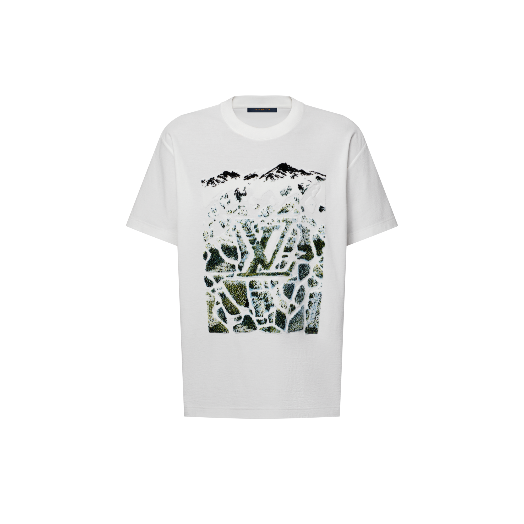 Velvet Jacquard Short-Sleeved T-Shirt  in Đồ Nam