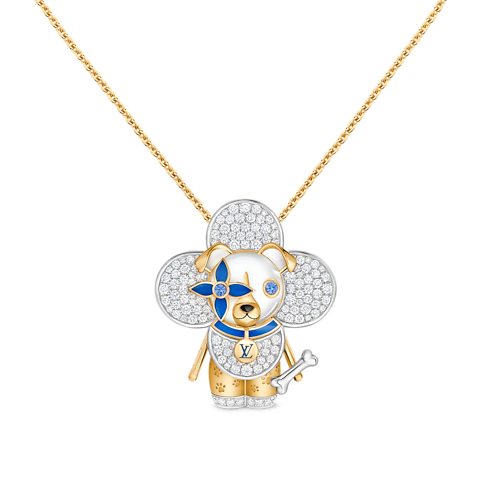 Vòng Cổ Vivienne Dog in Les Extraordinaires's Đồ trang sức Vòng cổ và Mặt dây chuyền collections by Louis Vuitton (Thu phóng sản phẩm)