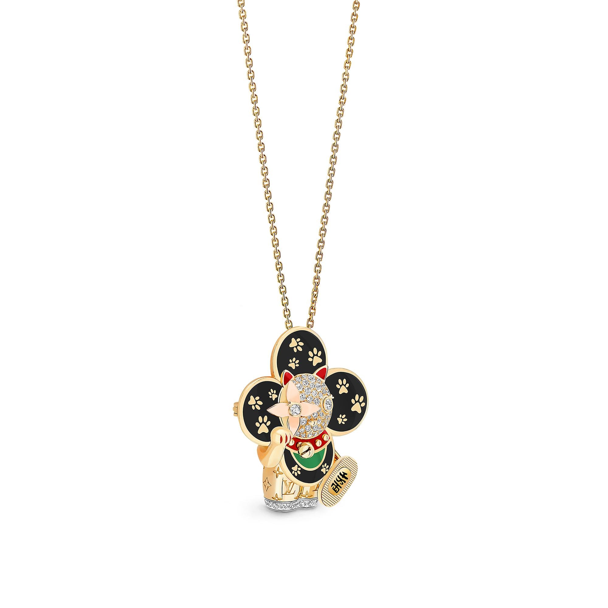 Vòng Cổ Vivienne Maneki Neko  in Trang sức