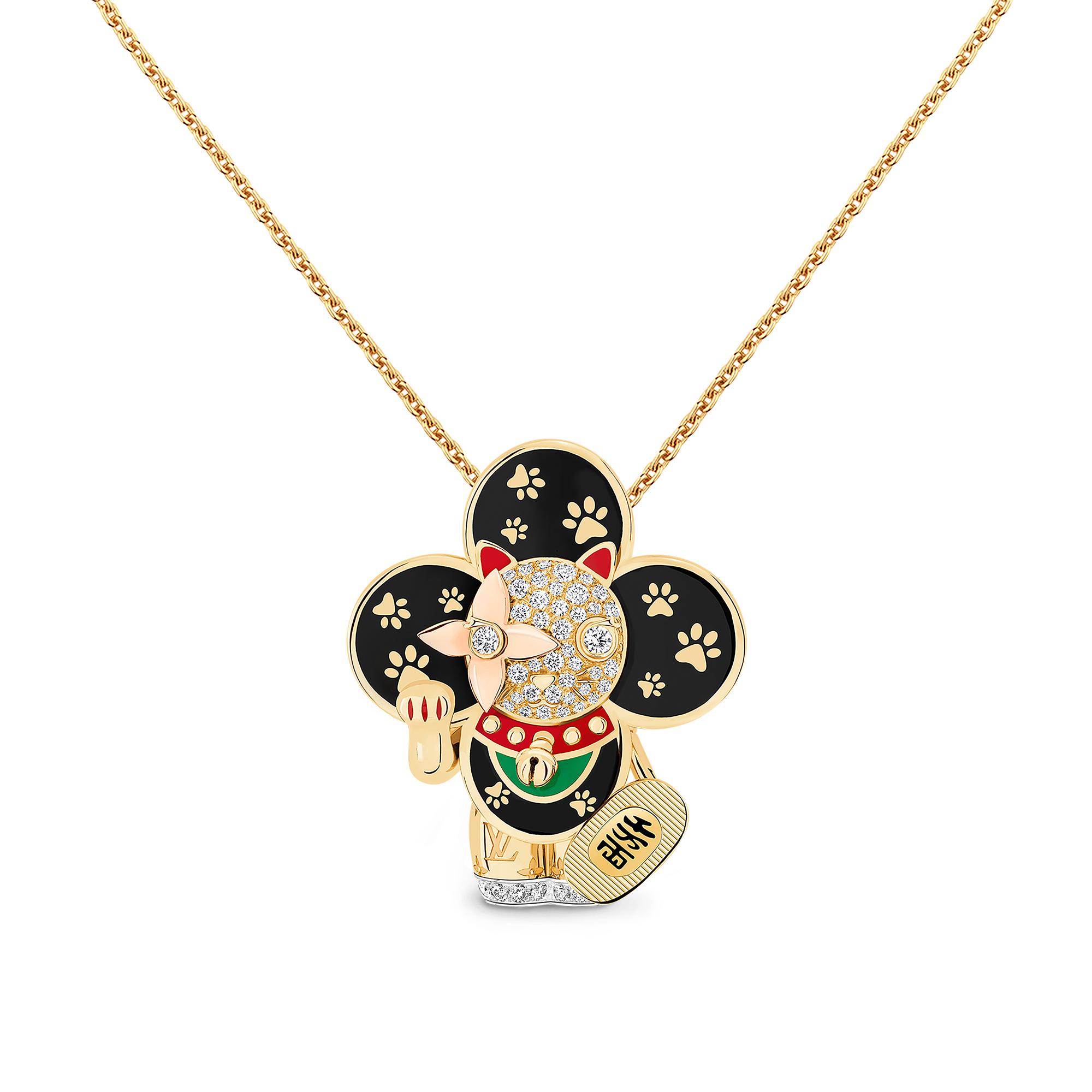 Vòng Cổ Vivienne Maneki Neko  in Trang sức