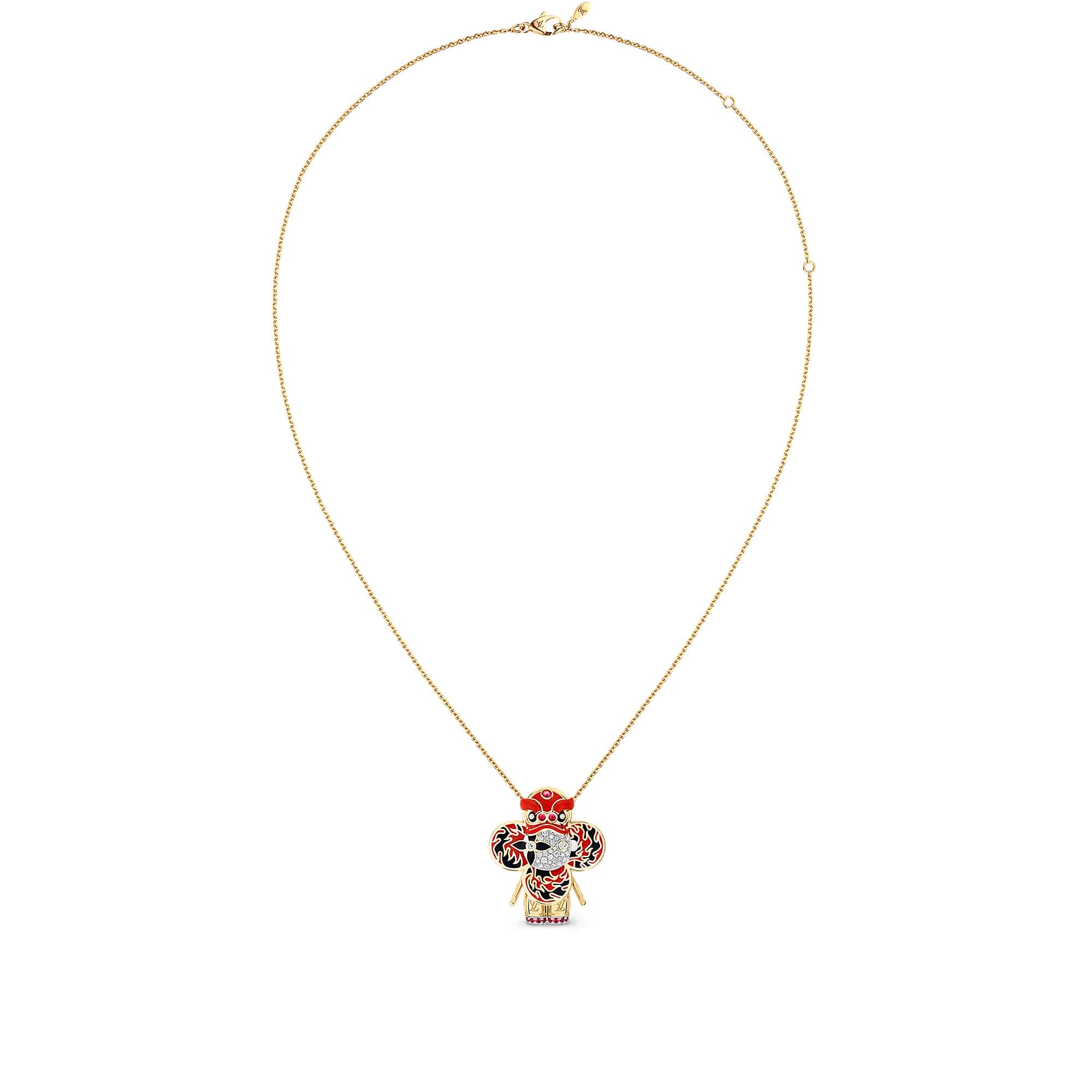 Vòng Cổ Vivienne Red Lion Dance  in Trang sức