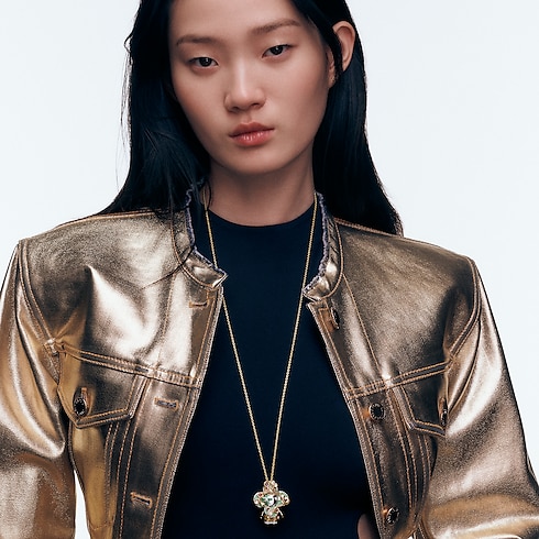 Vòng Cổ Vivienne Snake in Les Extraordinaires's Đồ trang sức Vòng cổ và Mặt dây chuyền collections by Louis Vuitton (Thu phóng sản phẩm)