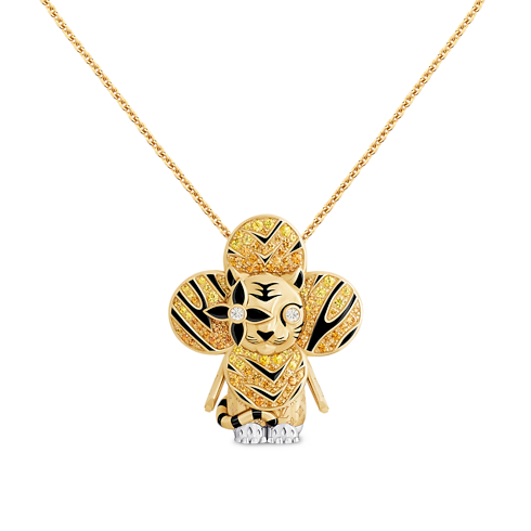 Vòng Cổ Vivienne Tiger in Trang sức's Danh mục sản phẩm Vòng cổ và Mặt dây chuyền collections by Louis Vuitton (Thu phóng sản phẩm)