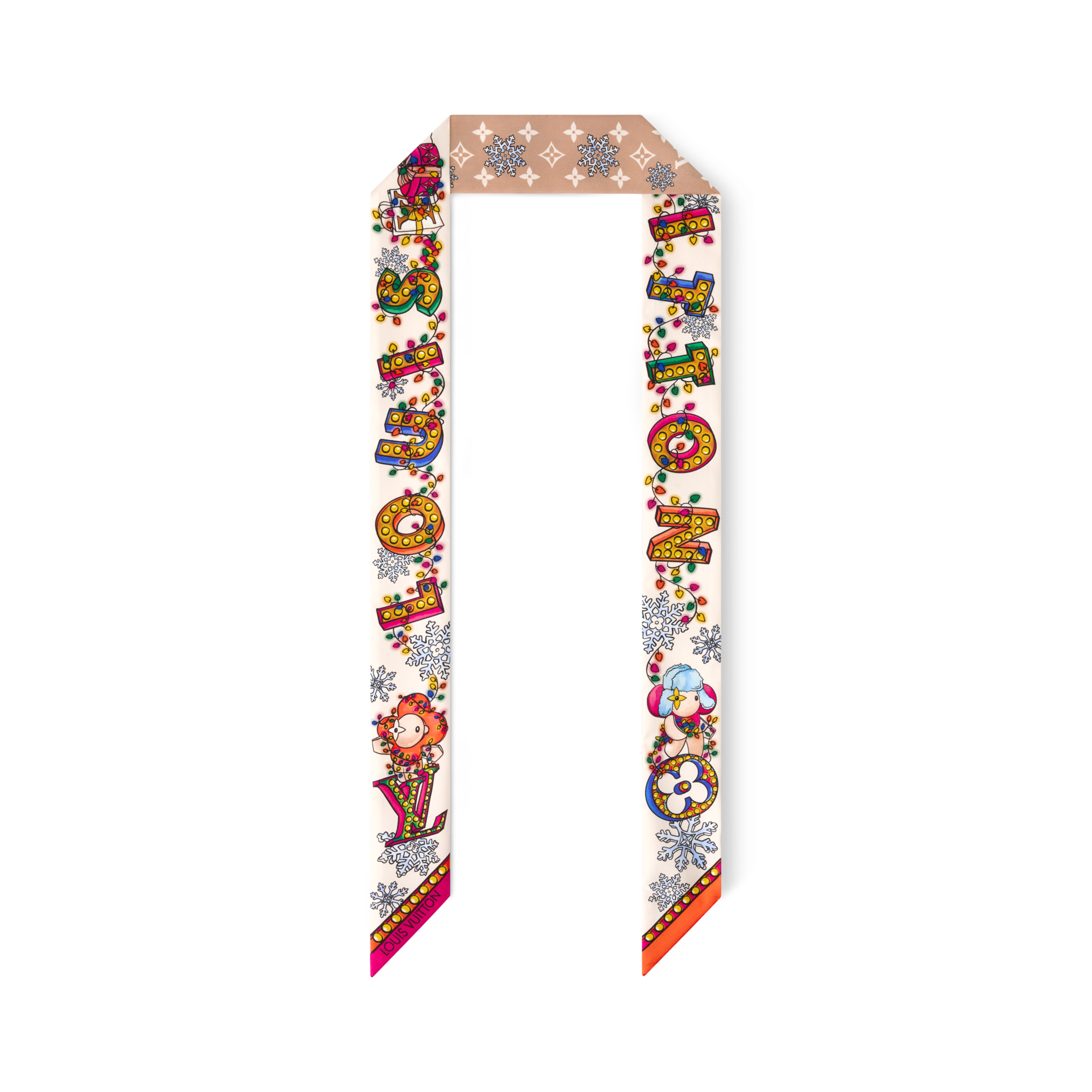 Khăn Lụa Vivienne Winter Celebration BB . in Đồ Nữ