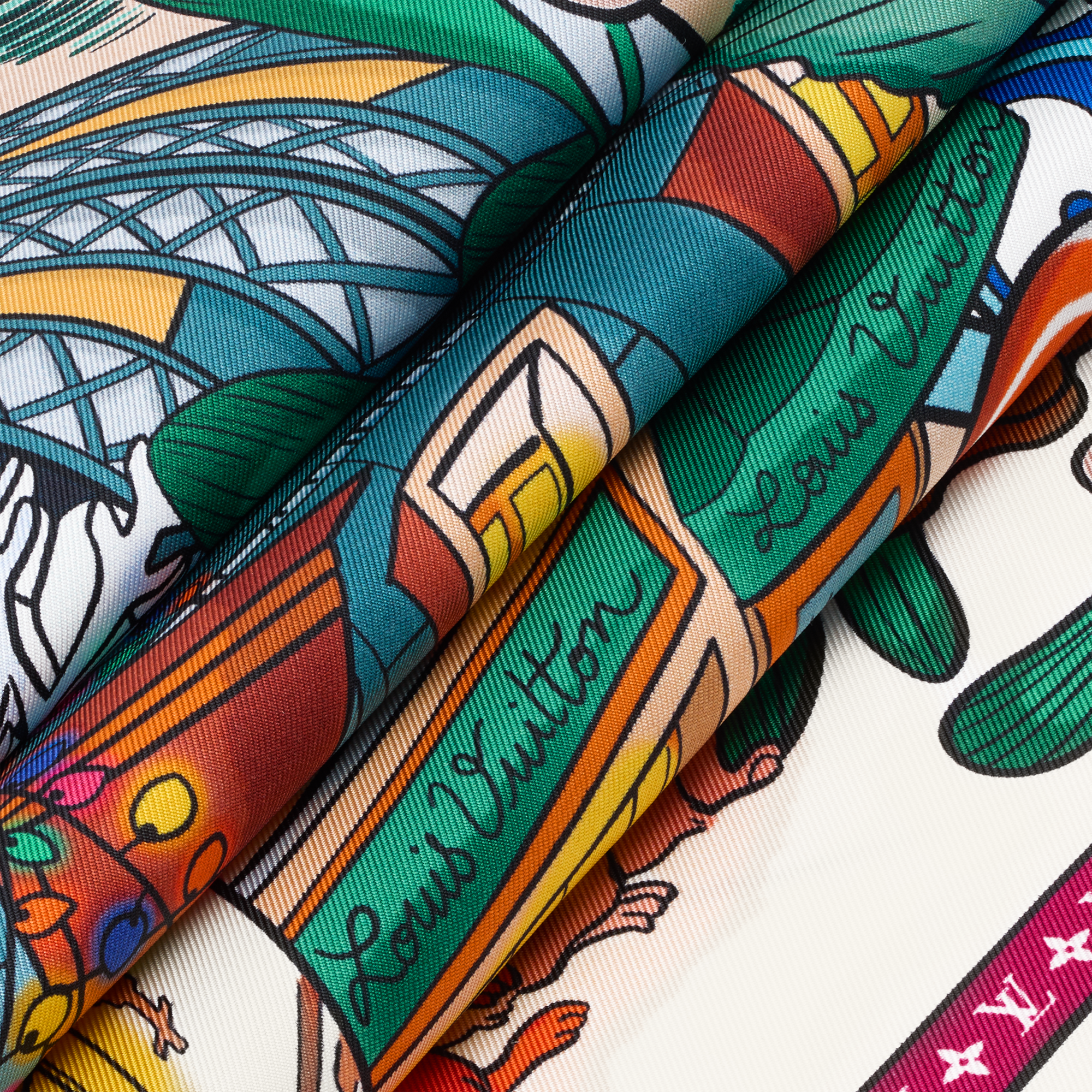 Khăn Lụa Vuông Vivienne Winter Celebration 90 . in Đồ Nữ