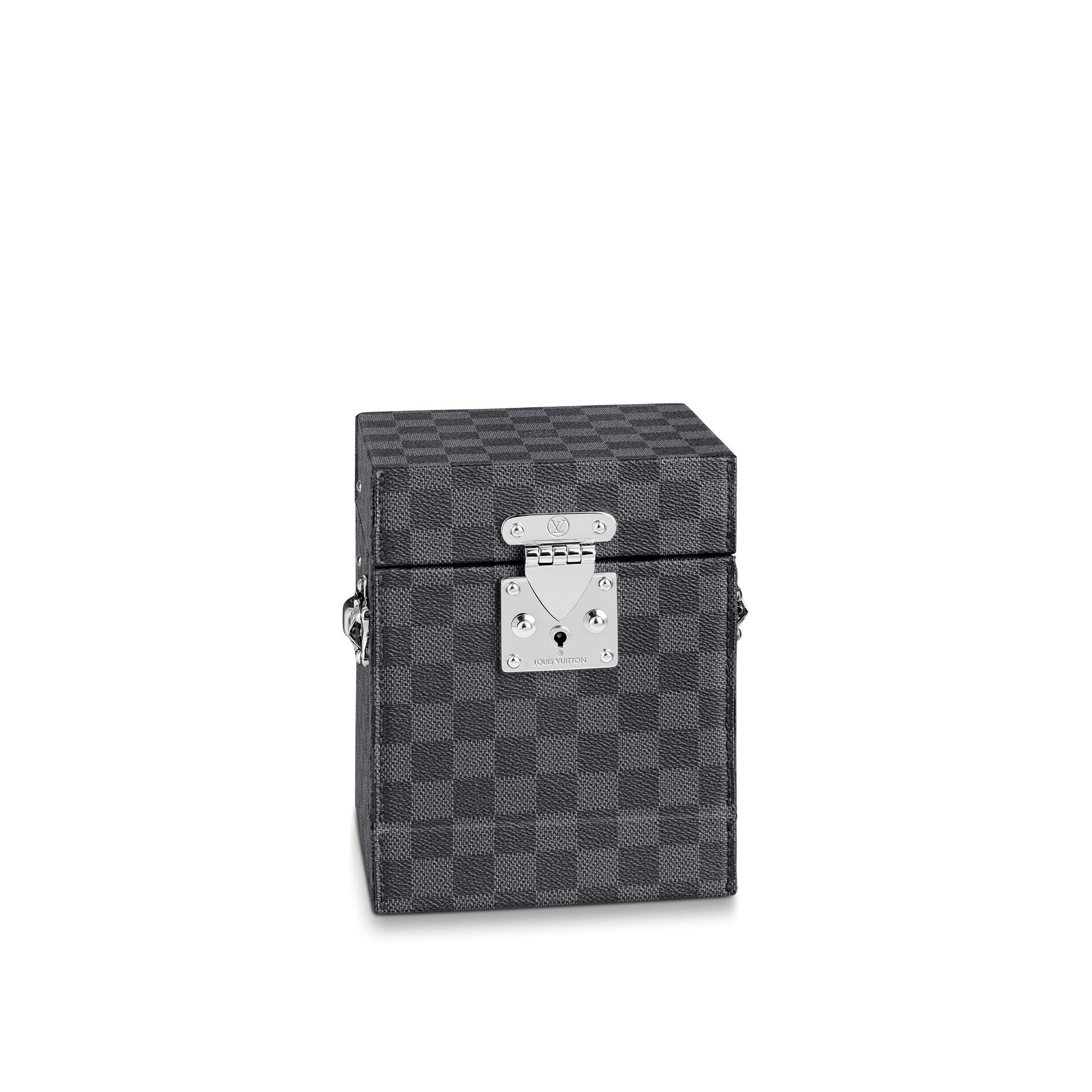 Rương đựng đồng hồ Damier Graphite Canvas in Đồ Nam