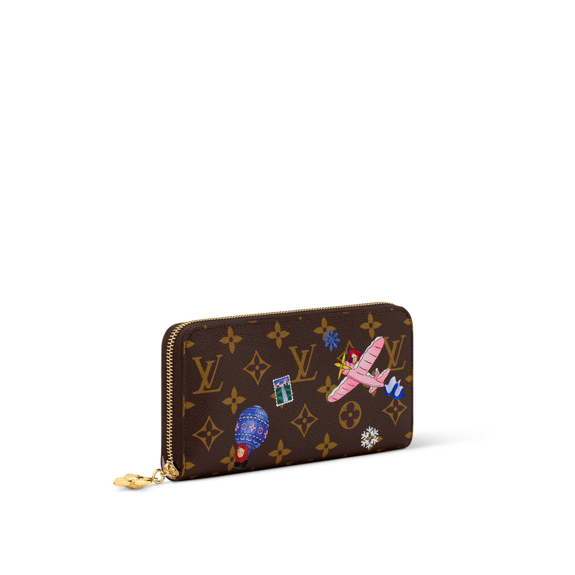 Ví Zippy Monogram in Đồ Nữ